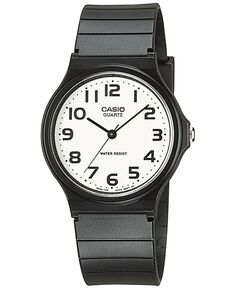 Часы унисекс с черным полимерным ремешком, 35 ​​мм Casio