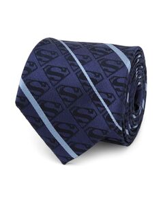 Мужской шелковый галстук в полоску с изображением Супермена DC Comics
