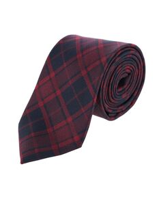 Красный шелковый галстук в клетку Kincade Blackwatch TRAFALGAR