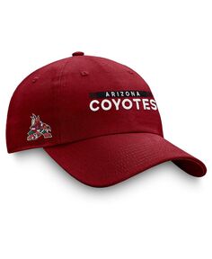 Мужская регулируемая шапка Garnet Arizona Coyotes Authentic Pro Rink Fanatics