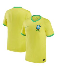 Мужская желтая футболка женской национальной сборной Бразилии 2023/24, копия домашнего стадиона Nike