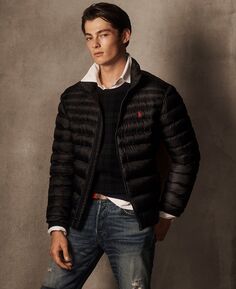 Мужская компактная стеганая куртка Polo Ralph Lauren