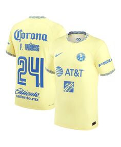 Мужская домашняя футболка аутентичного игрока Federico Vinas Yellow Club America 2022/23 Nike
