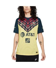Мужская желтая домашняя футболка Club America 2021/22 Vapor Match Authentic Jersey Nike