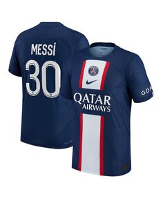 Мужская домашняя футболка аутентичного игрока синего цвета Лионеля Месси Пари Сен-Жермен 2022/23 Nike