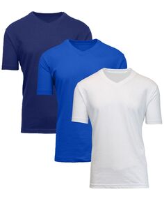 Мужская футболка с v-образным вырезом и короткими рукавами, 3 шт. Blue Ice
