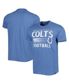 Мужская футболка Royal Indianapolis Colts Wordmark Rider Franklin &apos;47 Brand