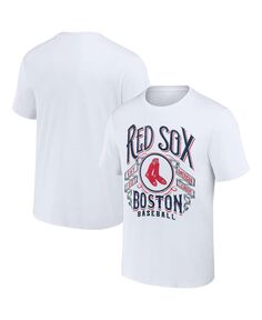 Мужская футболка Darius Rucker Collection By White Boston Red Sox с эффектом потертости Rock Fanatics