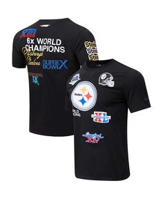 Мужская черная футболка Pittsburgh Steelers Championship Pro Standard