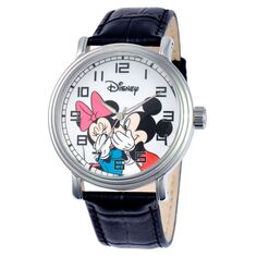 Мужские винтажные часы из сплава Disney с Микки и Минни Маус ewatchfactory