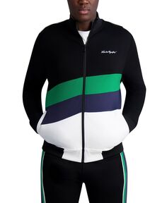 Мужская спортивная куртка с цветными блоками KARL LAGERFELD PARIS