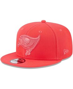 Мужская красная бейсболка Tampa Bay Buccaneers Color Pack Brights 9FIFTY Snapback New Era