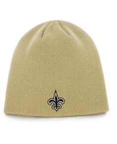 Мужская золотистая вязаная шапка с логотипом New Orleans Saints Secondary &apos;47 Brand