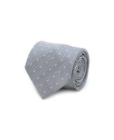 Шелковый мужской галстук в горошек с узором «елочка» Ox &amp; Bull Trading Co.