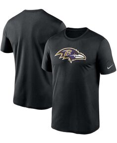 Мужская черная футболка с логотипом Big and Tall Baltimore Ravens Essential Legend Performance Nike