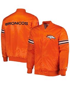 Мужская оранжевая куртка с кнопками Denver Broncos The Pick and Roll Starter