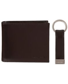 Мужской RFID-кошелек-кошелек и набор брелоков Calvin Klein