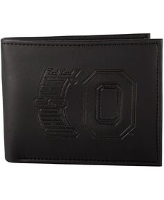 Мужской гибридный складной кошелек Ohio State Buckeyes черного цвета Evergreen Enterprises