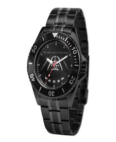 Мужские часы Disney Star Wars Darth Vader Honor, черные часы с браслетом из нержавеющей стали, 46 мм ewatchfactory