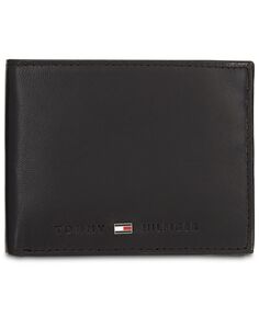 Мужской кожаный дорожный кошелек Brax с RFID-меткой Tommy Hilfiger