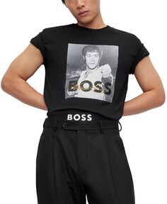 гендерно-нейтральная футболка из коллаборации с Брюсом Ли Hugo Boss