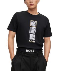 гендерно-нейтральная футболка из коллаборации с Брюсом Ли Hugo Boss