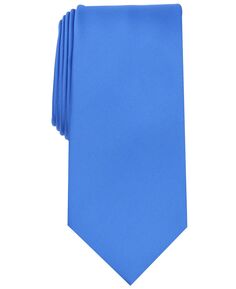 Мужской атласный однотонный галстук Perry Ellis