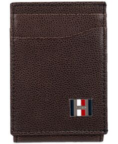 Мужской кожаный кошелек Kerry RFID с передним карманом Tommy Hilfiger