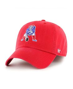 Мужская красная приталенная шляпа New England Patriots Gridiron Classics Franchise Legacy &apos;47 Brand