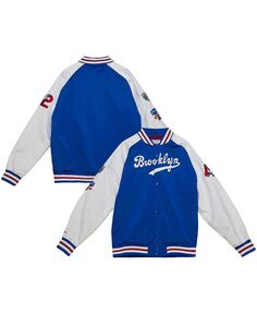 Мужская куртка на кнопках Jackie Robinson Royal Brooklyn Dodgers Cooperstown Collection Legends реглан Mitchell &amp; Ness