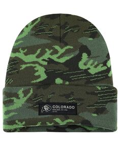 Мужская камуфляжная вязаная шапка с манжетами для дня ветеранов Colorado Buffaloes Nike