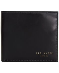 Мужской кожаный кошелек двойного сложения Fhils с логотипом Ted Baker