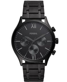 Мужские многофункциональные черные часы-браслет Fenmore 44 мм Fossil