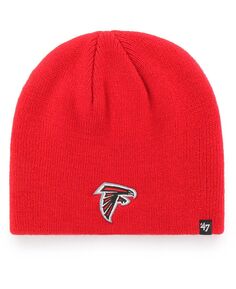 Мужская красная вязаная шапка с логотипом Atlanta Falcons Secondary &apos;47 Brand