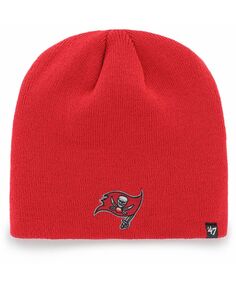 Мужская красная вязаная шапка с логотипом Tampa Bay Buccaneers Primary &apos;47 Brand