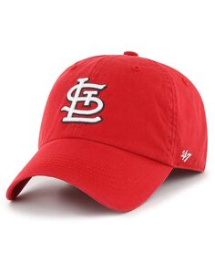 Мужская красная приталенная шляпа с логотипом франшизы St. Louis Cardinals &apos;47 Brand