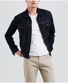 Мужская джинсовая куртка классического кроя из неэластичного денима Levi&apos;s Levis