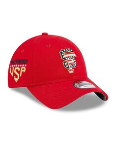 Мужская красная регулируемая кепка San Francisco Giants 2023 Fourth июля 9TWENTY New Era