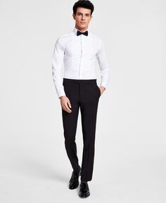 Мужские облегающие шерстяные брюки-смокинг Calvin Klein