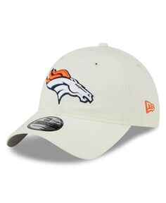 Мужская кремовая регулируемая шапка Denver Broncos Core Classic 2.0 9TWENTY New Era
