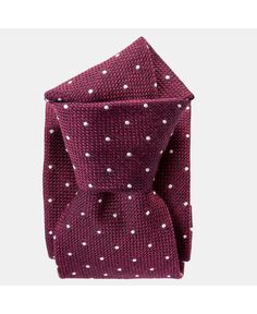 Mattei — мужской шелковый галстук «Гренадин» — бордовый Elizabetta