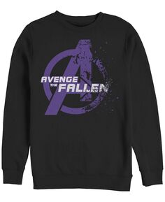 Мужская куртка Marvel Avengers Endgame Avenge the Fallen, флис с круглым вырезом Fifth Sun