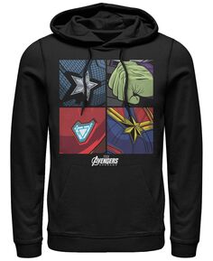 Мужская куртка Marvel Avengers Endgame Box Up с логотипами героев, пуловер с капюшоном Fifth Sun