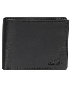 Мужской кошелек Buffalo RFID Secure с левым крылом и складным карманом Mancini