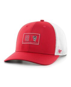 Мужская красная регулируемая шляпа NC State Wolfpack Bonita Brrr Hitch &apos;47 Brand
