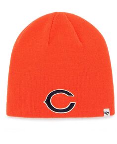 Мужская оранжевая вязаная шапка с логотипом Chicago Bears Secondary &apos;47 Brand