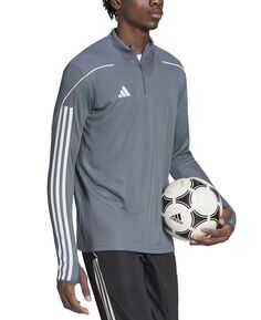 Мужская спортивная куртка с тремя полосками и полумолнией Tiro 23 Slim Fit Performance adidas