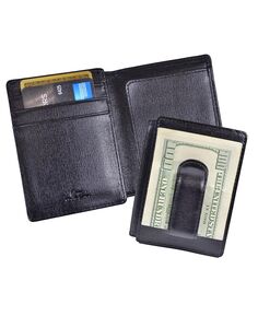 Мужской кошелек с зажимом для денег из сафьяновой кожи ROYCE New York