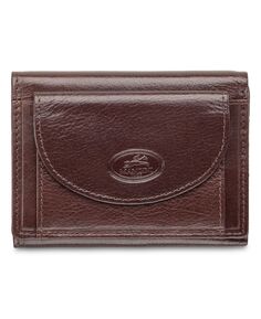 Мужской кошелек тройного сложения с защитой RFID и карманом для монет из коллекции Equestrian2 Mancini