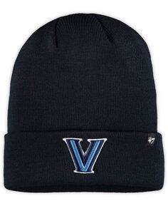 Мужская темно-синяя вязаная шапка с приподнятыми манжетами Villanova Wildcats &apos;47 Brand